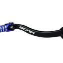 SCAR GSL410 : Pedal cambio SCAR negro mate Puntera azul Yamaha YZ250F