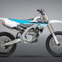 YOSHIMURA US 231010D321 : Linea completa escape Yoshimura Signature RS-4, acero inox, Silencioso de aluminio, Yamaha YZ250F