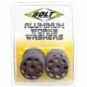 BOLT 2009-AWW.25 : Pack de 10 Arandelas de aluminio Bolt ØINT 6MM / ØEXT 25MM