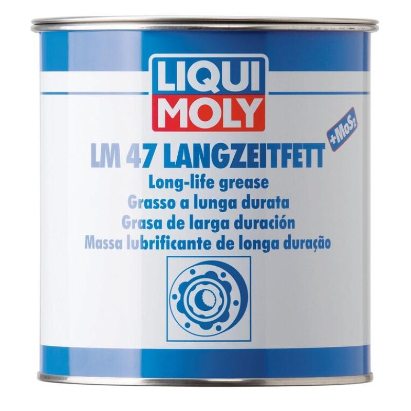 LIQUI MOLY 3530 : Lata 1kg de grasa de larga duración Liqui Moly LM 47 +MOS2