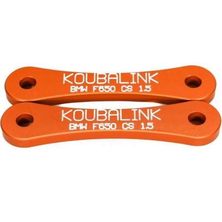 KOUBALINK F650CS-1.5 : Kit de bajada KOUBALINK (38.1 mm) naranja - BMW F650CS