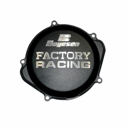 BOYESEN CC-18AB : Tapa de embrague BOYESEN Factory Racing Negra Kawasaki KX450F