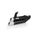 IXIL 175-751 : Silenciador IXIL Dual Hyperlow L3XB acero inoxidable negro / aluminio - XK7351XB