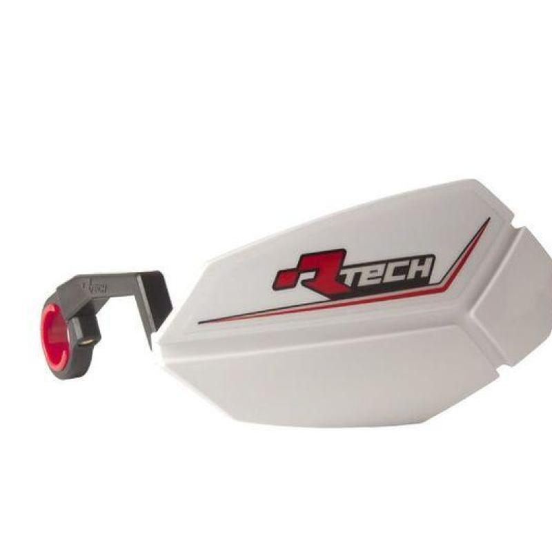 RACETECH B-KITPMR20BN0 : RACETECH R20 Handguards - White E-Bike