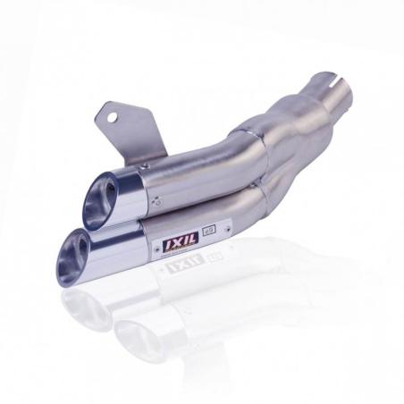 IXIL 170-648 : Silenciador IXIL Dual Hyperlow L2X acero inoxidable / aluminio pulido - XH6348V