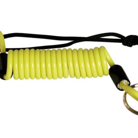 VECTOR YELLOW STRING : Cable espiral recordatorio candado disco VECTOR MiniMax