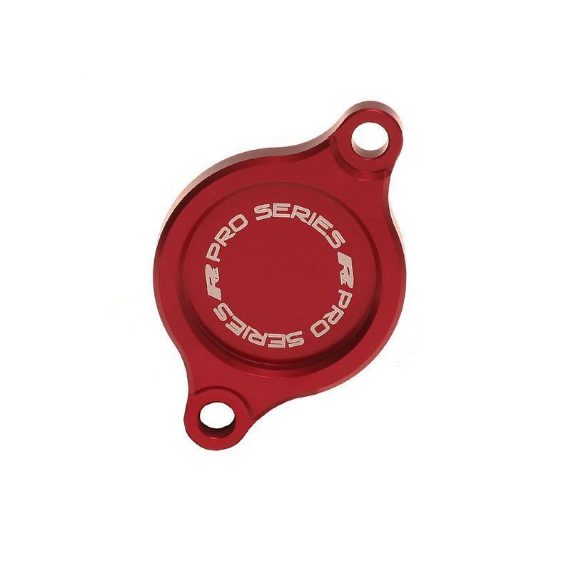 RFX FXFC3010099RD : Tapa del filtro de aceite RFX Pro (rojo) - Suzuki RMZ250/450