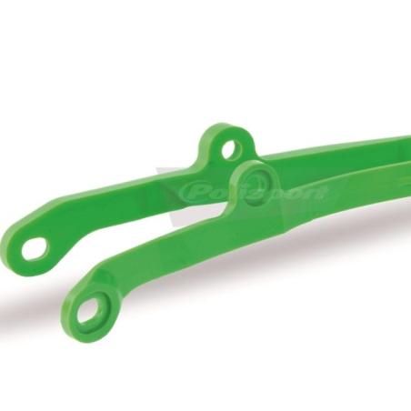 POLISPORT 8985200002 : Patin guía cadenas POLISPORT verde Kawasaki KX450F