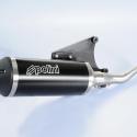 POLINI 190.0039 : POLINI Maxi-Scooter Exhaust - Black Aluminium Vespa