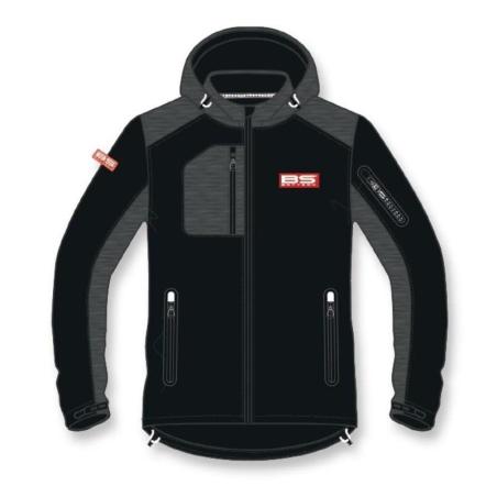 BS BATTERY 900111 : Chaqueta Softshell BS BATTERY Bs Factory - Negro / gris talla M