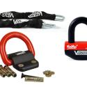 VECTOR  : Kit antirrobo VECTOR - Cadena de seguridad 1,30m + Candado MiniMax+/Cerradura de disco + Anclaje al suelo Compac Blok