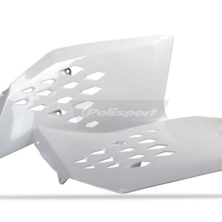 POLISPORT 8428200084 : POLISPORT Radiator Covers White KTM