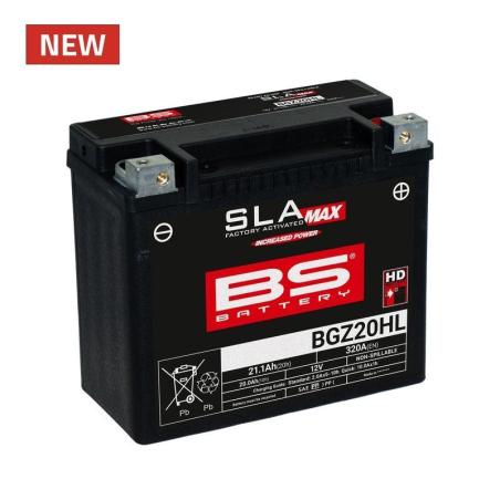 BS BATTERY 300934 : Batería BS BATTERY SLA Max sin mantenimiento activada en fábrica - BGZ20HL