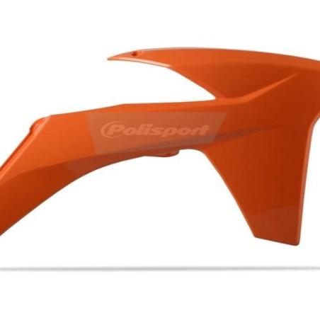 POLISPORT 8428600003 : Tapas de radiador POLISPORT NARANJA KTM