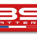 BS BATTERY 900102 : Pegatina BS Battery bandera 300x131mm