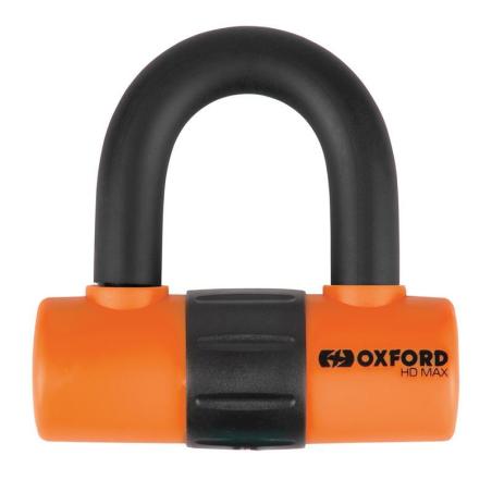 OXFORD LK312 : Candado de disco OXFORD HD MAX - Ø14mm naranja