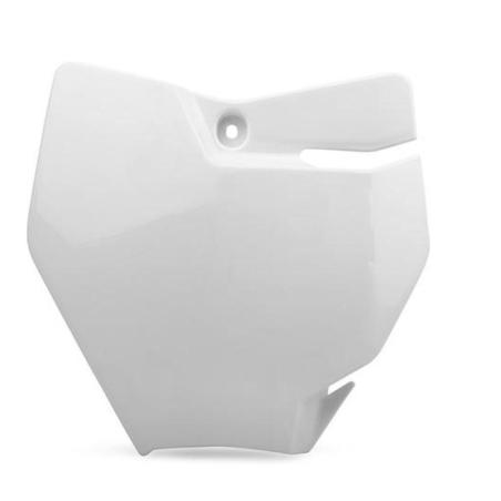 POLISPORT 8665700001 : Porta-números delantero POLISPORT blanco KTM SX65