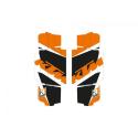 BLACKBIRD A504N : Adhesivos para rejillas de radiador BLACKBIRD Dream 4 - KTM SX/SX-F