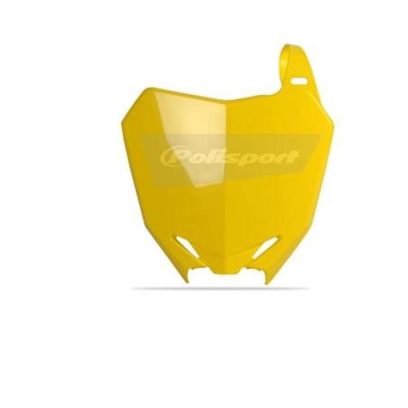 POLISPORT 8659300001 : POLISPORT Front Number Plate Yellow Suzuki RM-Z250/RM-Z450