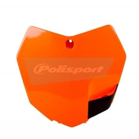 POLISPORT 8659100001 : POLISPORT Front Number Plate Orange KTM