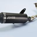 POLINI 190.0049 : POLINI Maxi-Scooter Exhaust - Black Aluminium SYM