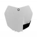 POLISPORT 8659100002 : Porta-números delantero POLISPORT blanco KTM