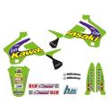 TECNOSEL 84V02 : Kit adhesivos completo TECNOSEL Team Kawasaki 1998