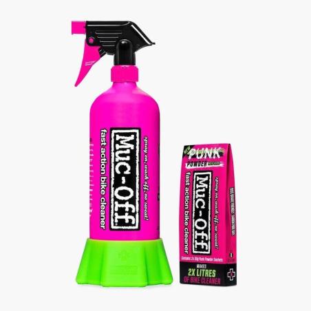 MUC-OFF 20609 : Pack MUC-OFF polvo Punk Powder y botella aluminio