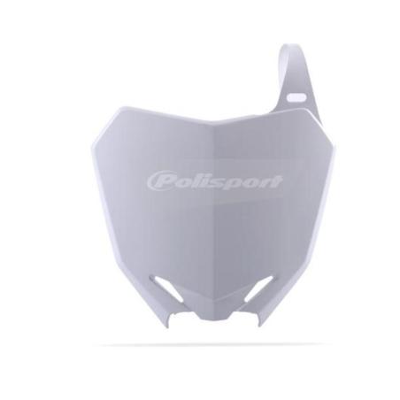 POLISPORT 8659300002 : POLISPORT Front Number Plate White Suzuki RM-Z250/RM-Z450