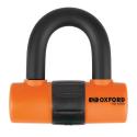 OXFORD LK312 : Candado de disco OXFORD HD MAX - Ø14mm naranja