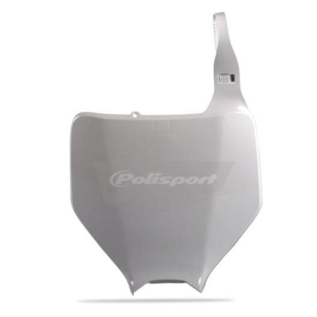 POLISPORT 8660800002 : Porta-números delantero POLISPORT blanco Kawasaki KX / KX-F et Suzuki RM-Z250