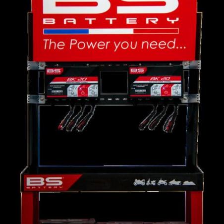 BS BATTERY  : Expositor BS BATTER + cargador BK20