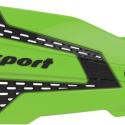 POLISPORT 8308200040 : Paramanos POLISPORT MX Flow verde / negro - Kawasaki KX250F / 450F