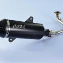 POLINI 190.0075 : POLINI Maxi-Scooter Exhaust - Black Aluminium SYM