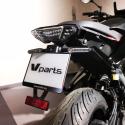 V PARTS C8-SPY038 : Portamatriculas V PARTS negro - Yamaha MT-07 TRACER / MT-09 TRACER