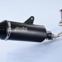 POLINI 190.0076 : POLINI Maxi-Scooter Exhaust - Black Aluminium Vespa