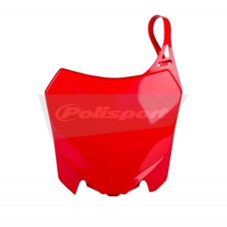 POLISPORT 8659400001 : POLISPORT Front Number Plate Red Honda CRF250R/CRF450R