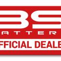 BS BATTERY 900101 : Pegatina BS Battery Distribuidor Oficial 70x130mm