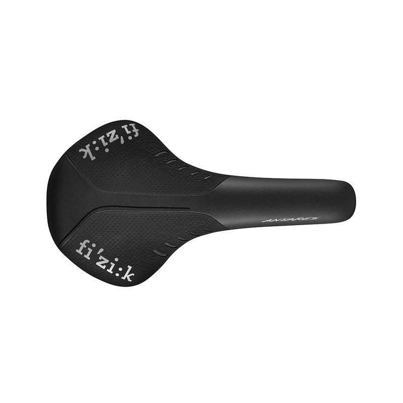 FIZIK 74B1SXSA09C65 : Sillín de bicicleta Fizik Antares R3 k:ium - Negro/Negro/Blanco - Large