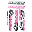 RENTHAL ST-STICKER-SHEET : Hoja de adhesivos RENTHAL