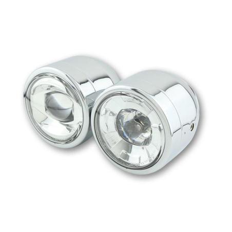 SHIN YO 223-433 : Faro LED SHIN YO Twin montaje lateral cromo