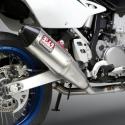 YOSHIMURA US 116600D320 : Linea completa escape doble Yoshimura RS-4, Silencioso de aluminio, tapa carbono, Suzuki DR-Z400S/SM