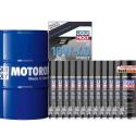 LIQUI MOLY  : Pack bidón de aceite 60L LIQUI MOLY - 10W40 HC sintético + 12 Multiusos 200ml