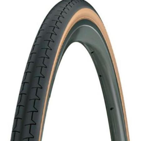 MICHELIN 381718 : Neumático Michelin 700x25 (25-622) DYNAMIC CLASSIC Flanco crema