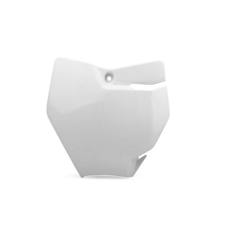 POLISPORT 8665700001 : Porta-números delantero POLISPORT blanco KTM SX65