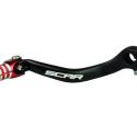 SCAR GSL102 : Pedal cambio SCAR negro mate Puntera roja Honda CR250R