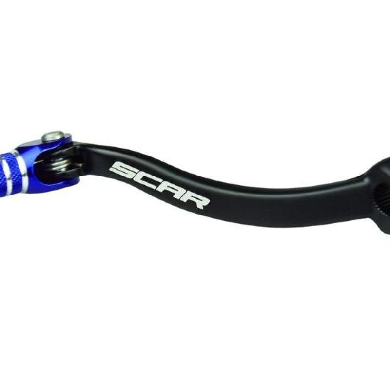 SCAR GSL411 : Pedal cambio SCAR azul puntera Yamaha YZ250/450F