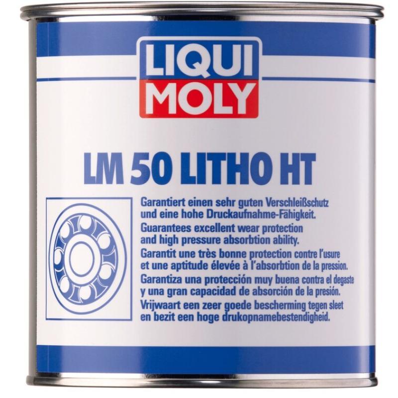 LIQUI MOLY 3407 : Lata 1kg de grasa de litio Liqui Moly LM 50 LITHO HT