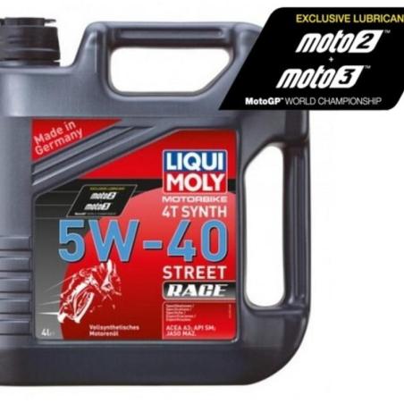 LIQUI MOLY 1685 : Garrafa de 4L aceite Liqui Moly 100% sintético 5W-40 Street Race