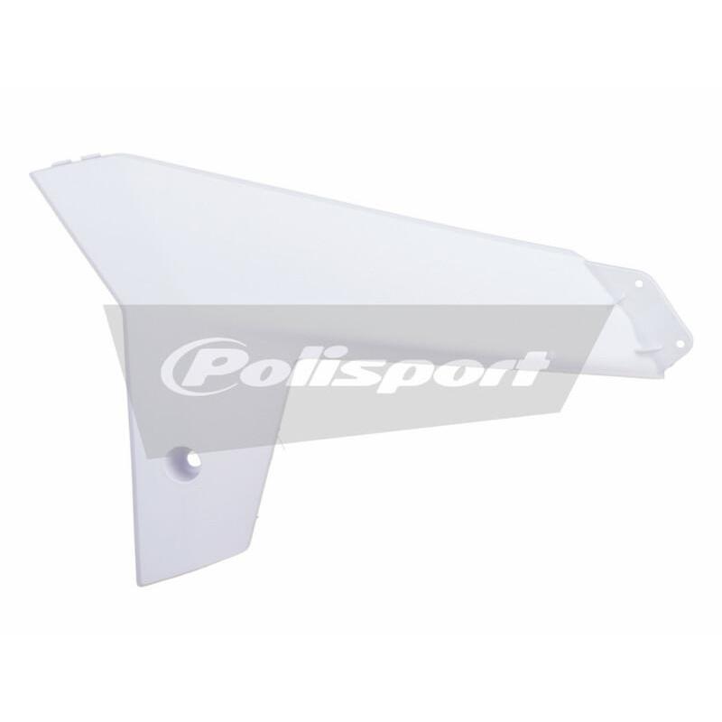 POLISPORT 8415400005 : Tapas de radiador inferiores POLISPORT blancas Gas Gas EC / EC-F